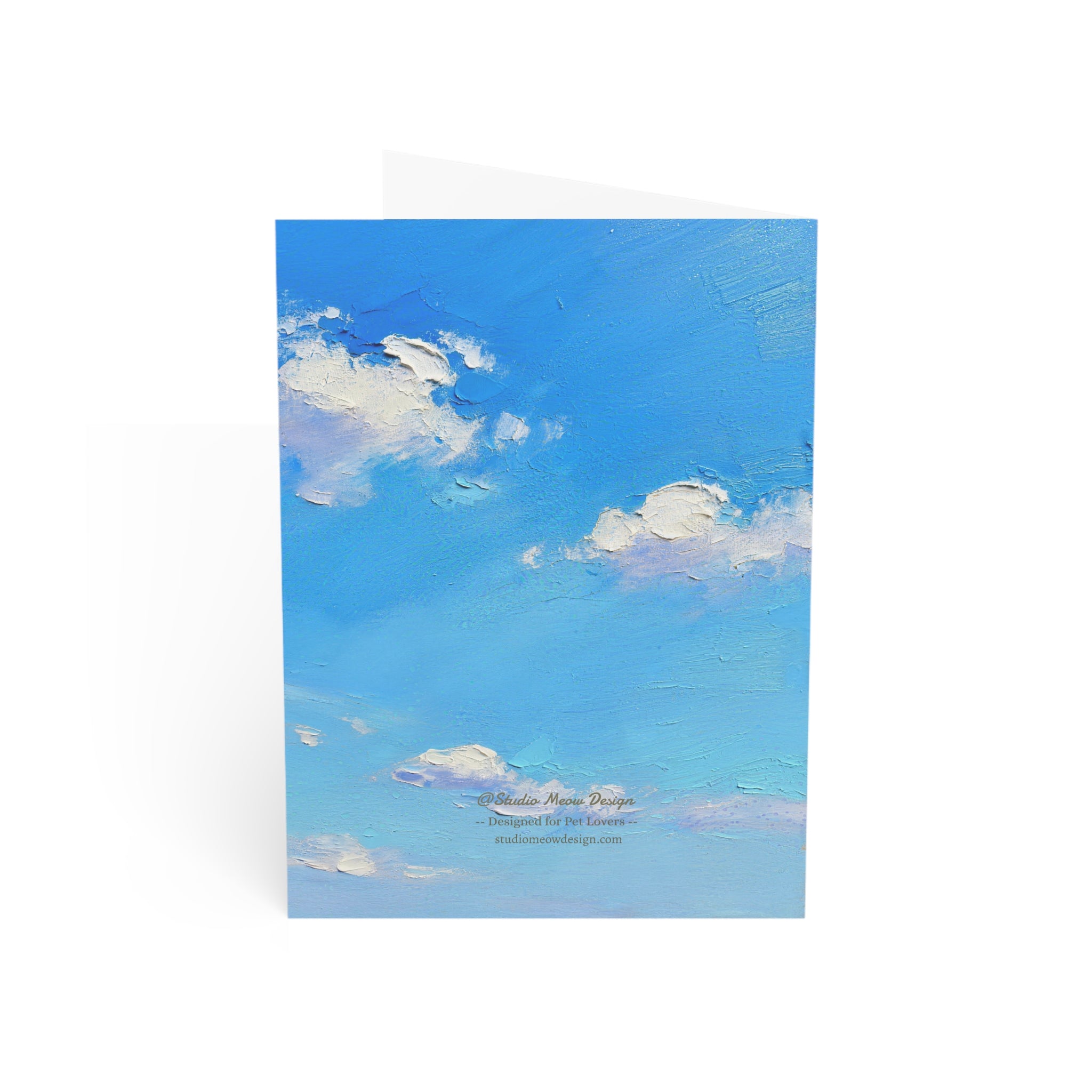 "I Love You Meowst! "－Hand-Painted Style Art Card